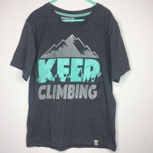 Avalanche Kid Size 10 “Keep Climbing” Shirt